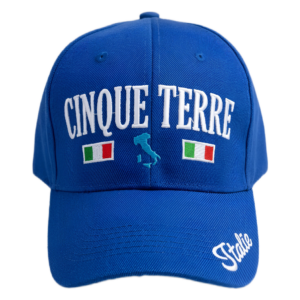 Cappellino Cinque Terre con bandiera